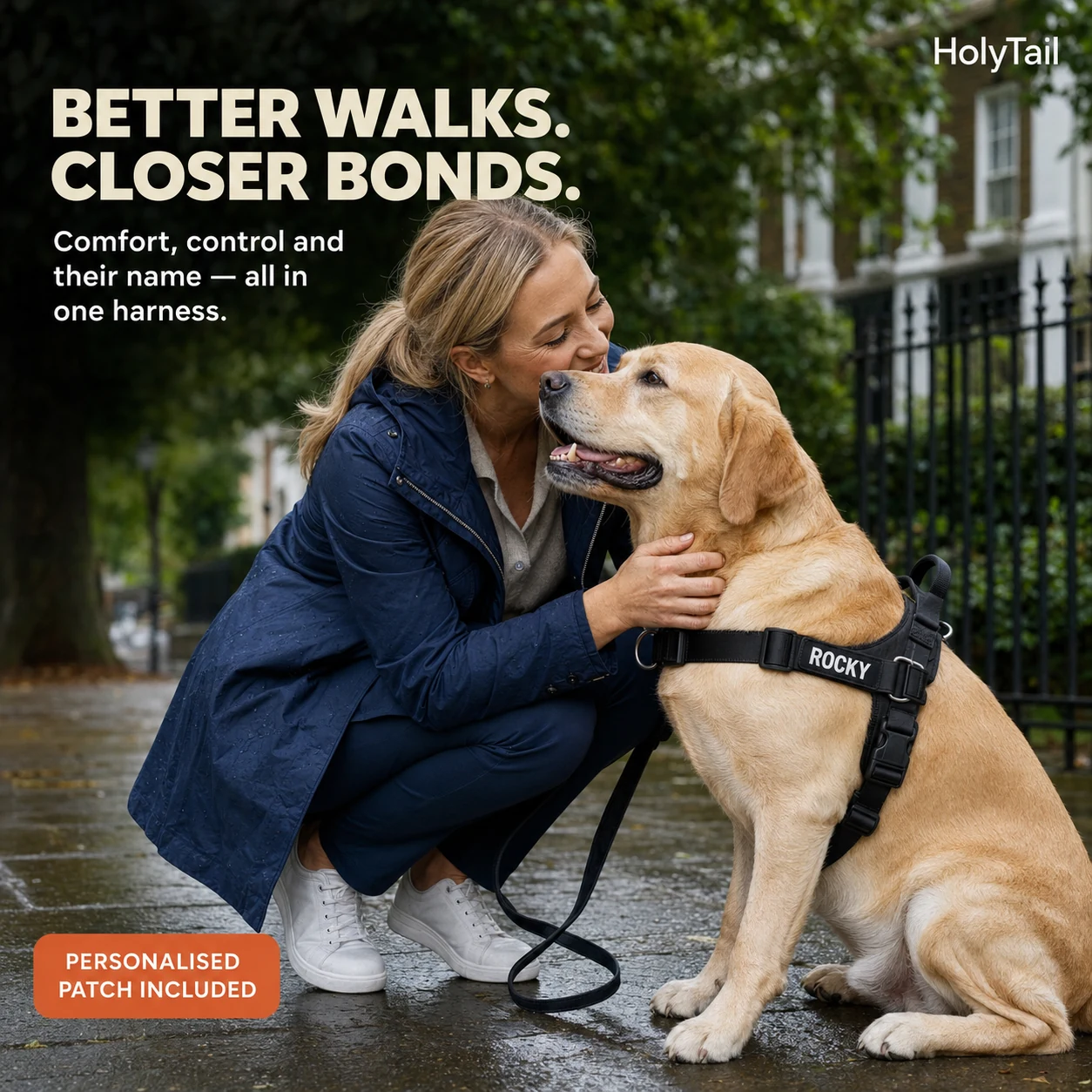 The No-Pull Harness - Finally, Walks Without the Fight !